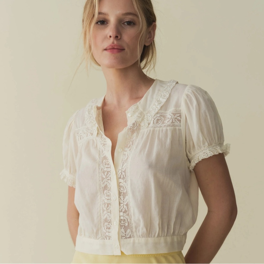 Doen Skylark Top in Magnolia - XS